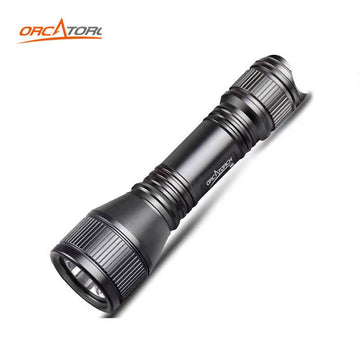 ORCATORCH D550 Scuba Diving Flashlight 1000-Lumen Underwater Light with Strobe IP68 Waterproof Torch